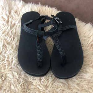 EUC Rainbow Sandals T-Street
